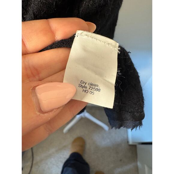 J.Crew XS Lambswool Cashmere Rabbit Hair Black Sweater - Picture 6 of 6